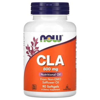 Жироспалювач Now Foods CLA 800 мг 90 капсул