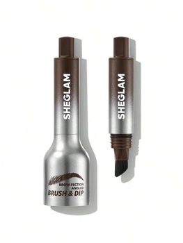 Маркер-помадка для бровей Sheglam Brow-Fection Angled Brush & Dip-Chocolate 1.2 мл