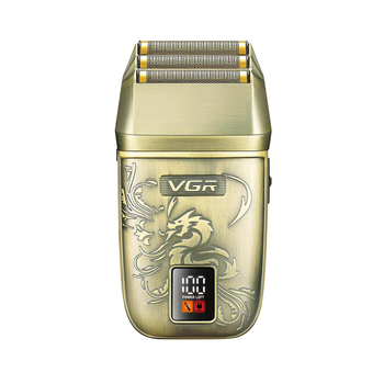 Електробритва шейвер VGR V-349 2x600 mAh IPX6 LED display Gold (9064)