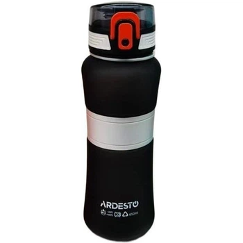 Бутылка для воды ARDESTO Balance пластиковая, спортивная 650мл. Черный (AR2265BL)