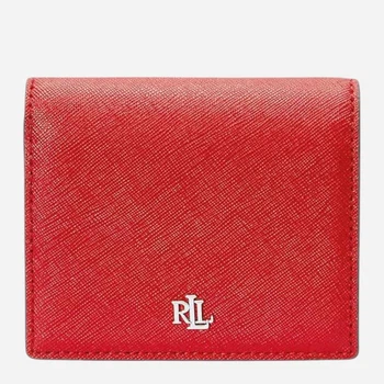 Кошелек женский кожаный для карточек Ralph Lauren 741154340 Красный (1159829578)