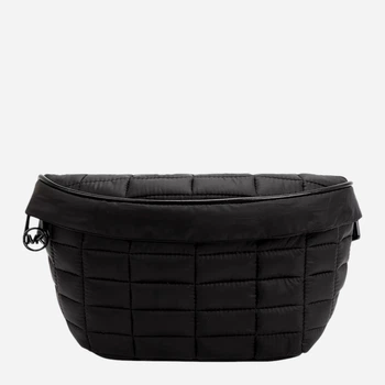 Сумка на пояс бананка тканевая Michael Kors 807624661 Черная (1159829744)