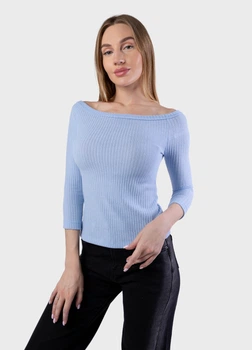 Лонгслив женский Fashion голубой 103792_S