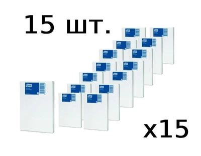 Полиэтиленовые гигиенические пакеты Tork белые 2 литра 25 шт 204041 (ящик 15 шт)
