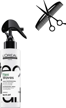 Професійний текстурувальний соляний спрей L'Oreal Professionnel Tecni.Art Flex Waves Forte 2 для створення ефекту волосся "після пляжу" 190 мл (3474637277765)