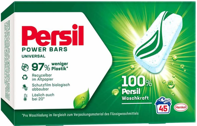 Tabletki do prania uniwersalne Persil Power Bars 45 szt (4015200030531)