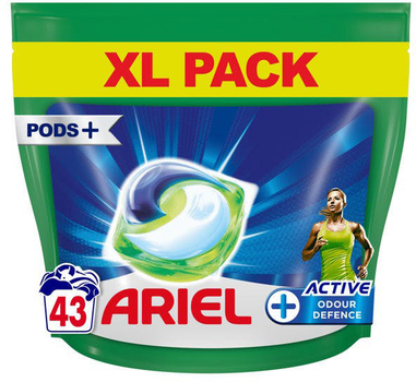 Kapsułki do prania uniwersalne Ariel Pods+ Active 43 szt (8001090461988)