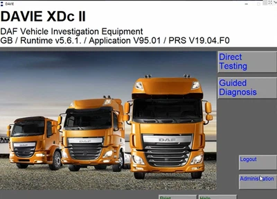 Установка программ DAF DAVIE xdс II, Devik Configurator DevKit Tool, Davie Developer Tool и конфигурационные файлы DAF XF 95, XF 105