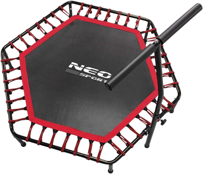 Батут для фітнесу Neo Sport 127 см з ручкою червоний (5903890604356)