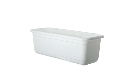 Балконный ящик для цветов Form-Plastic Venus прямоугольный 5,3 л 16 х 13 х 50 см, Цвет Белый