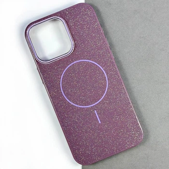 Чехол Wave Color Glitter Градиент With MagSafe для iPhone 14 Pro Max Purple