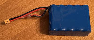 Високострумний аккумулятор для прикормового кораблику Delfin Дельфін. 13500mAh 2s 8.4v.