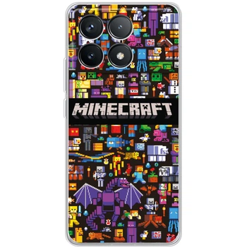 Силиконовый чехол BoxFace Xiaomi Poco F6 Pro Minecraft Mobbery (58096-up2539)