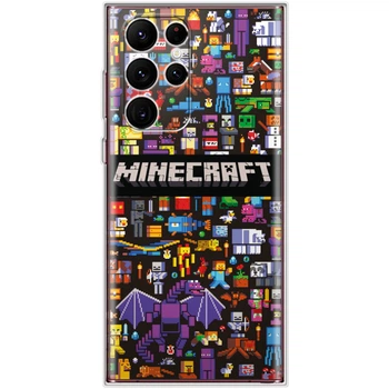 Силіконовий чохол BoxFace Samsung Galaxy S22 Ultra (S908) Minecraft Mobbery (44181-up2539)