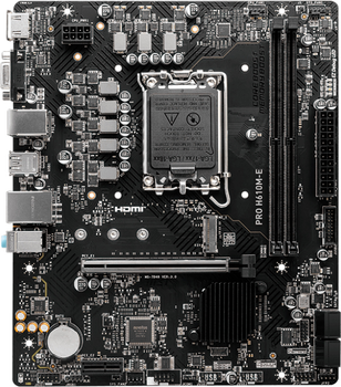 Материнская плата MSI Pro H610M-E (s1700, Intel H610, PCI-Ex16)