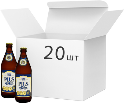 Упаковка пива Will Brau Pils de Luxe світле відфільтроване 4.9% 0.5 л х 20 шт. (4000173113053)
