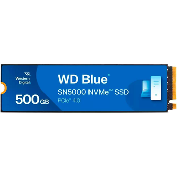 Накопичувач SSD Western Digital m.2 NVMe 500GB WD BLUE SN5000 (WDS500G4B0E)