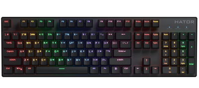 Клавіатура HATOR Icefall Mecha Wireless Rainbow Black (HTK204UA)