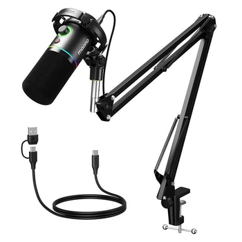 Мікрофон для ПК/ для стрімінгу, подкастів Maono PD200XS Black