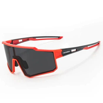 Спортивные поляризованные вело очки ROCKBROS SP316 Красный (RB-SP316-6511)