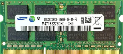 Память Samsung 4GB DDR3 RAM 1333MHz SODIMM для ноутбуків, 2Rx8, Non-ECC (M471B5273DH0-CH9)