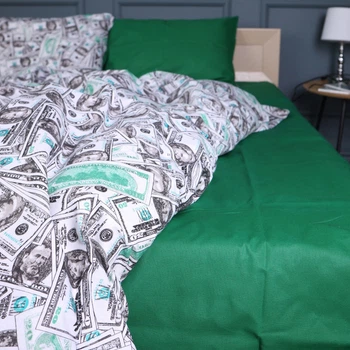 Простынь MirSon Бязь 17-0589 Dollars 220x240 (2200007047178)