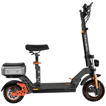 Электросамокат с сиденьем KUGOO KIRIN M5 Pro (1200 Вт; 20 А/час; 48 В), черный
