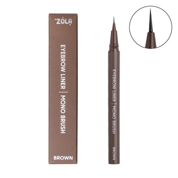 Лайнер Zola для брів з моно-пензлем Brown
