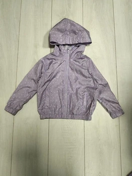 Куртка-ветровка сиреневая в горох Little kids 110см (400010837)