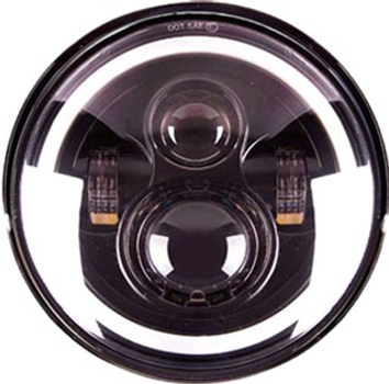 Фара рабочего света Pulso + DRL LP - 45S1 SPOT+FLOOD 4Ledx10W (7 INCH)10-30V/45W/6000K
