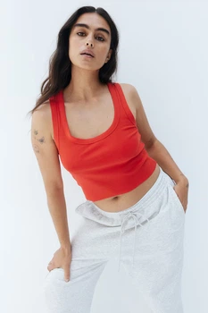 Топ H&M 271212776_red XS Красный