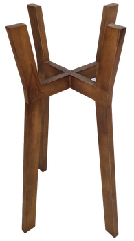 Подставка для вазонов WoodDecor косоногая средняя бук 210x650x430 мм Коричневый
