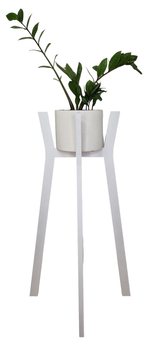 Подставка для вазонов WoodDecor косоногая высокая бук 210x880x500 мм Белый.