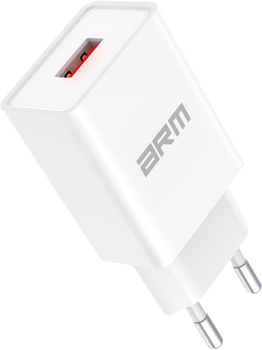 Мережевий зарядний пристрій ArmorStandart AR02 1хUSB (3.1A) White (ARM59714)