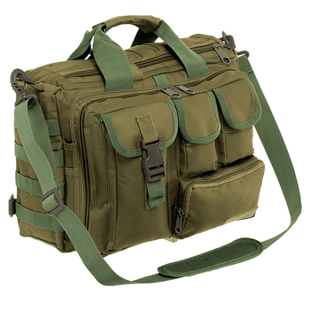Сумка тактична багатоцільова через плече Military Rangers ZK-9106 (нейлон 600D, р-р 38х28х11см, 12л, оливковий)