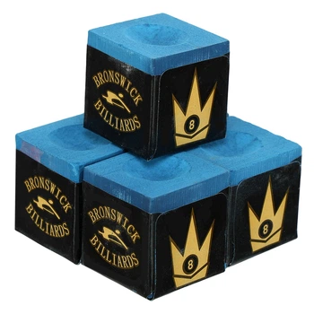Мел для бильярда 12 штук Gold Crown KS-3484 (синяя)