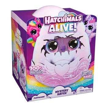 Интерактивная игрушка Hatchimals Паффи в яйце