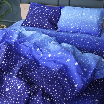 Комплект постільної білизни MirSon Полуторний 143х210 см 17-0432 -1 Milky Way Бязь (2200008485276)