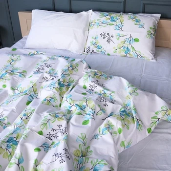 Комплект постельного белья Mirson Полуторный 143х210 см 17-0707 Spring Branches Бязь (2200010618532)