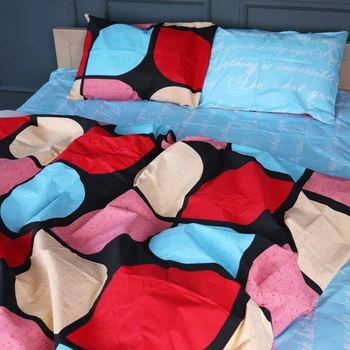 Комплект постельного белья MirSon полуторный 143x210 см 17-0747 Turquoise Details бязь (2200010846911)