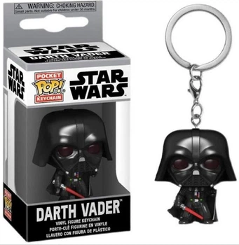 Брелок для ключей Star Wars - Darth Vader Дарт Вейдер Funko Pocket Pop Keychain Фигурка Черный