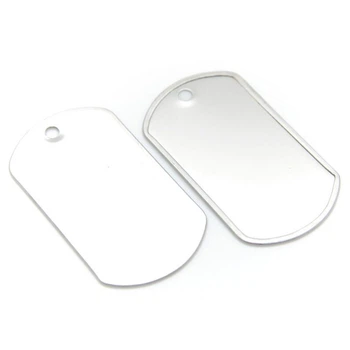 Жетон US армейский военный dog tag из нержавеющей стали Silver