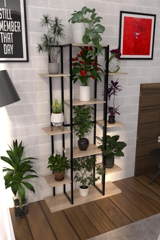 Подставка под цветы в стиле лофт EcoLoft Сафлора DSP-1182 Дуб Сонома