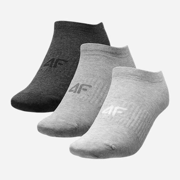 Набір жіночих шкарпеток коротких бавовняних 4F Socks Cas F197 4FAW23USOCF197-92M 35-38 3 пари Різнокольоровий (5904698392544)