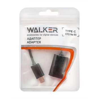 Адаптер OTG WALKER USB to Type-C (2270)