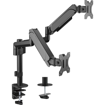 Настільне кріплення HiSmart для двох моніторів 17"-32" [ID: 2212476218]