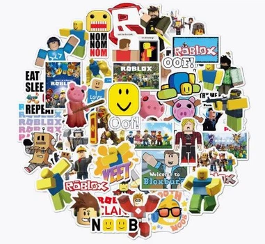Набір стікерів наклейки Роблокс 50 штук Roblox