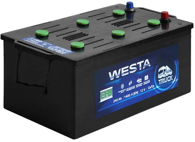 Автомобильный аккумулятор Westa 6CT-240 А (3) EFB