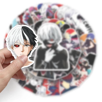 Набор стикеров наклейки Токийский Гуль 51 штук Tokyo Ghoul