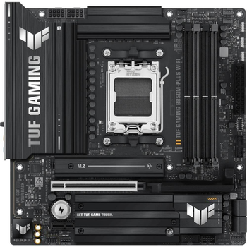 Материнcька плата ASUS TUF GAMING B850M-PLUS WIFI sAM5 B850 mATX 4xDDR5 M.2 HDMI/DP Wi-Fi Bluetooth